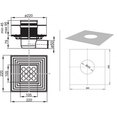 Nutekamasis latakas SN501 (Snake) 5